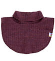 Joha Halsedisse - Uld - Rib - Blomme Joha Halsedisse - Uld - Rib - Blomme