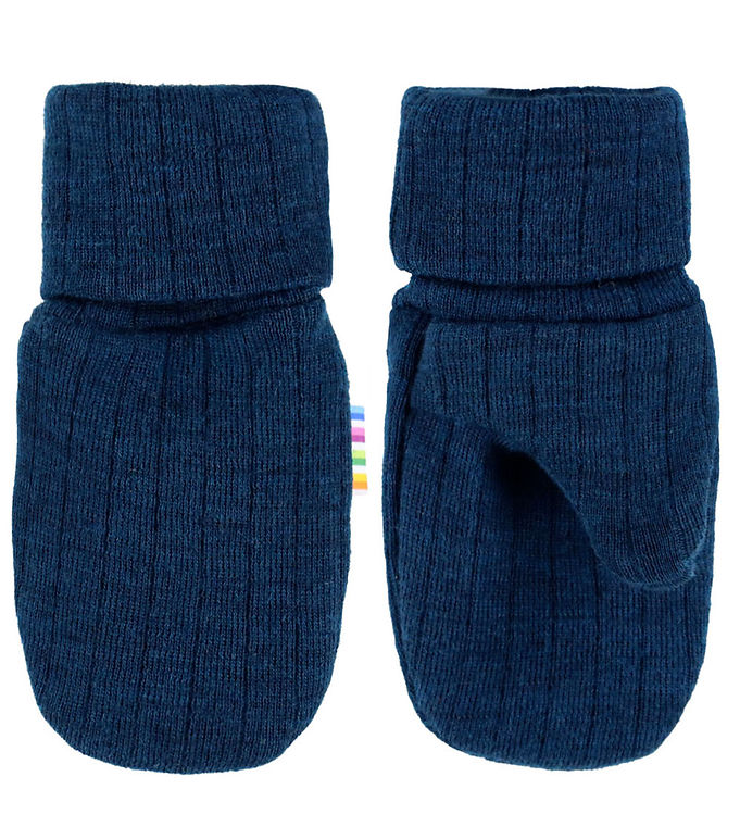 Joha Luffer – Uld – Rib – Mørk Turkis