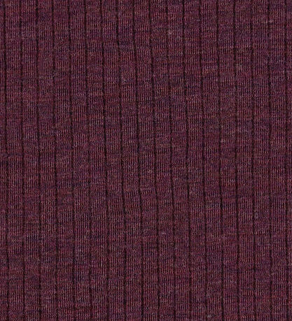 Joha Luffer - Uld - Rib - Blomme Joha Luffer - Uld - Rib - Blomme