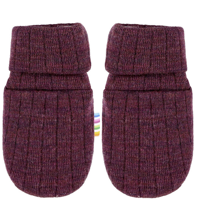 Joha Luffer – Uld – Rib – Blomme