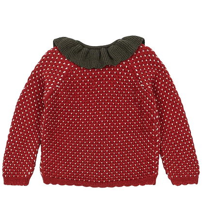 Konges Sløjd Cardigan - Uld - Strik - Strawberry - Barbados Cher