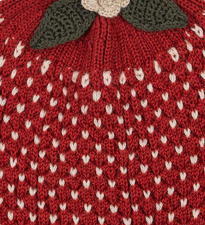 Konges Sløjd Hue - Strik - Uld - Strawberry - True Red Konges Sløjd Hue - Strik - Uld - Strawberry - True Red