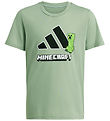 adidas Performance T-shirt - J Minecraft TR - SILGRN adidas Performance T-shirt - J Minecraft TR - SILGRN