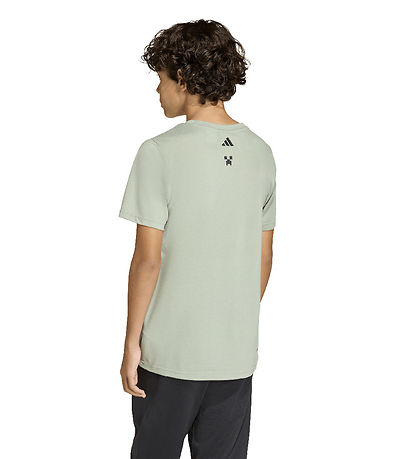 adidas Performance T-shirt - J Minecraft TR - SILGRN