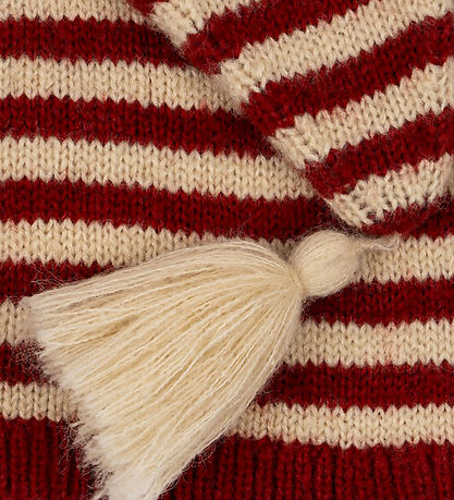 Konges Sløjd Nissehue - Uld - Strik - Christmas Stripe Konges Sløjd Nissehue - Uld - Strik - Christmas Stripe