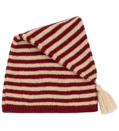 Konges Sløjd Nissehue - Uld - Strik - Christmas Stripe Konges Sløjd Nissehue - Uld - Strik - Christmas Stripe
