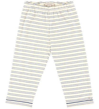 Konges Sløjd Náttfatasett - Píó - Indigo Smjör Stripe