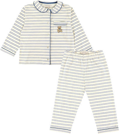 Konges Sløjd Náttfatasett - Píó - Indigo Smjör Stripe Konges Sløjd Náttfatasett - Píó - Indigo Smjör Stripe