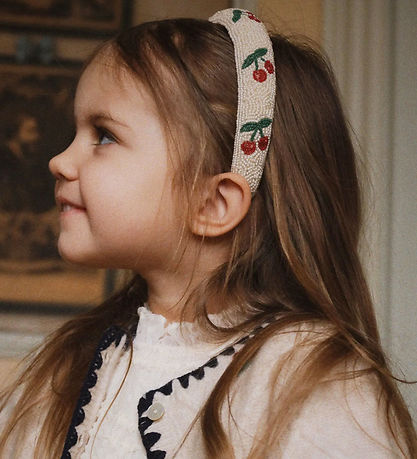 Konges Sløjd Hairband - Beads - Cherry Konges Sløjd Hairband - Beads - Cherry