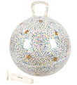 Konges Sløjd Bouncy ball w. Handle - Glitter - Lemon - 50 cm