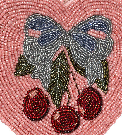 Konges Sløjd Skuldertaske - Beaded Heart - Amarena Konges Sløjd Skuldertaske - Beaded Heart - Amarena