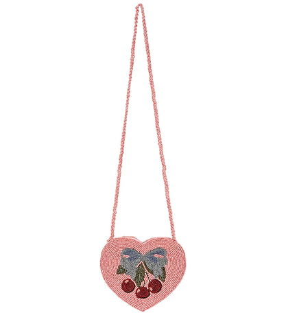 Konges Sløjd Skuldertaske - Beaded Heart - Amarena Konges Sløjd Skuldertaske - Beaded Heart - Amarena