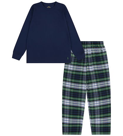 Polo Ralph Lauren Nattøj - White Gordon Plaid Polo Ralph Lauren Nattøj - White Gordon Plaid