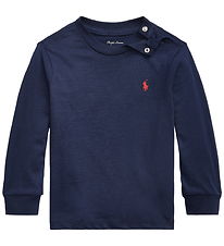 Polo Ralph Lauren Bluse - Cruise Navy Polo Ralph Lauren Bluse - Cruise Navy