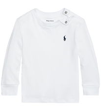 Polo Ralph Lauren Bluse - Hvid Polo Ralph Lauren Bluse - Hvid
