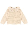 Konges Sløjd Cardigan - Strik - Buttercream m. Hulmønster