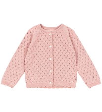 Konges Sløjd Cardigan - Strik - Mellow Rose m. Hulmønster Konges Sløjd Cardigan - Strik - Mellow Rose m. Hulmønster