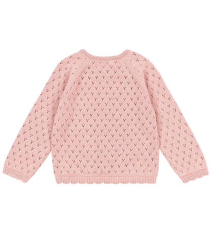 Konges Sløjd Cardigan - Strik - Mellow Rose m. Hulmønster