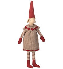 Maileg Nissepige - Str. 2 - Strikket Kjole - Pixy  Maileg Nissepige - Str. 2 - Strikket Kjole - Pixy