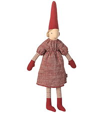 Maileg Nissepige - Str. 2 - Rød Kjole - Pixy 