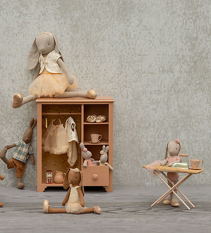 Maileg Skab - Stor - Kanin - Mørk Pudder