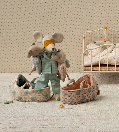 Maileg Babymus i Babylift - Rosa Maileg Babymus i Babylift - Rosa