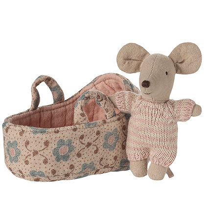 Maileg Babymus i Babylift - Rosa Maileg Babymus i Babylift - Rosa