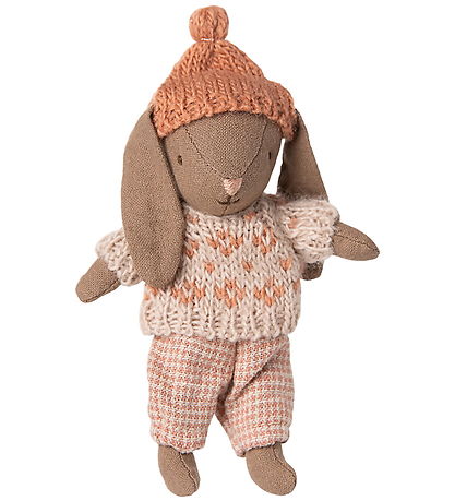 Maileg Vinter Kanin - Micro - Brun - Rose Maileg Vinter Kanin - Micro - Brun - Rose
