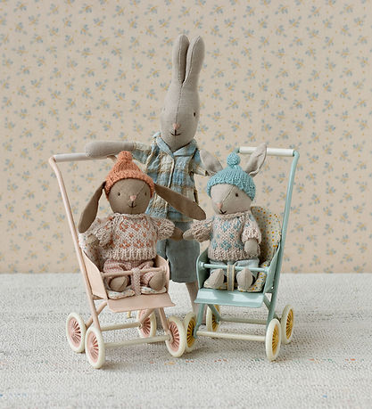 Maileg Vinter Hare - Micro - Sand/Mint Maileg Vinter Hare - Micro - Sand/Mint