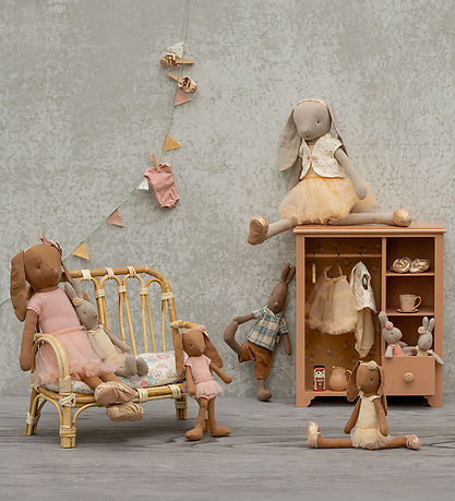 Maileg Rattan Sofa - Stor - Kanin/Hare - Natur Maileg Rattan Sofa - Stor - Kanin/Hare - Natur