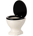 Maileg Miniature Toilet - Mus - Råhvid Maileg Miniature Toilet - Mus - Råhvid