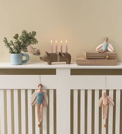 Maileg Trælysestage - Gris - Advent - Natur