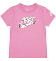 Nike T-shirt - Floral - Magic Flamingo Nike T-shirt - Floral - Magic Flamingo