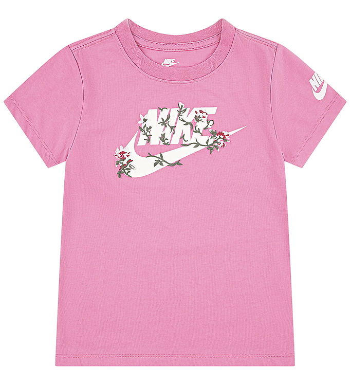 Nike T-shirt - Floral - Magic Flamingo