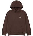 Jordan Hættetrøje - Baroque Brown m. Logo