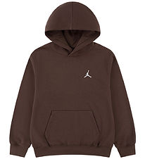 Jordan Hættetrøje - Baroque Brown m. Logo