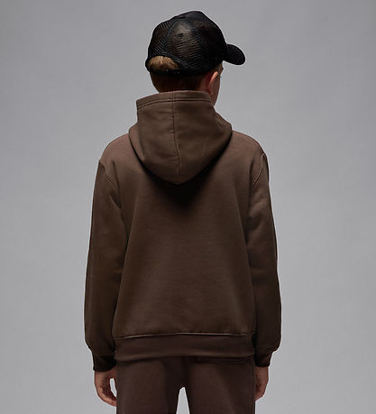 Jordan Hættetrøje - Baroque Brown m. Logo