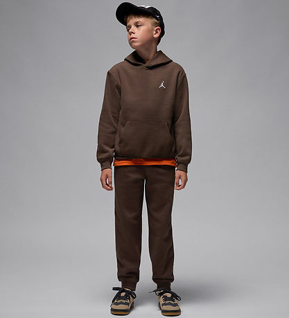 Jordan Hættetrøje - Baroque Brown m. Logo