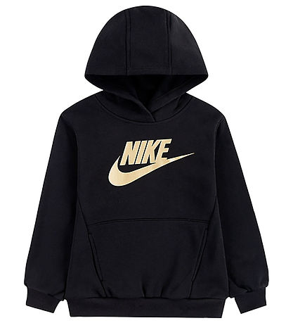 Nike Sweatsæt - Black/Metallic Gold