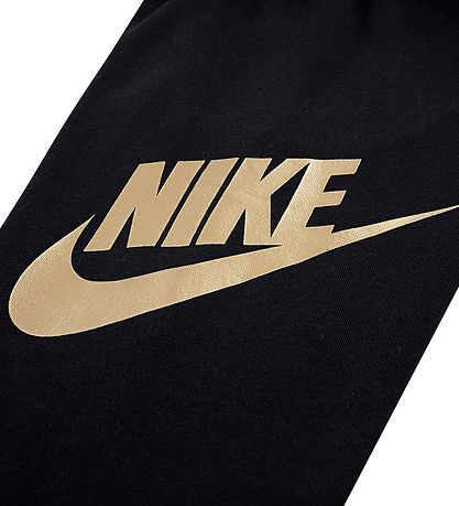 Nike Sweatsæt - Black/Metallic Gold Nike Sweatsæt - Black/Metallic Gold