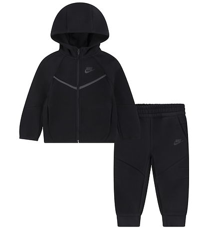 Nike Sweatsæt - Tech - Black