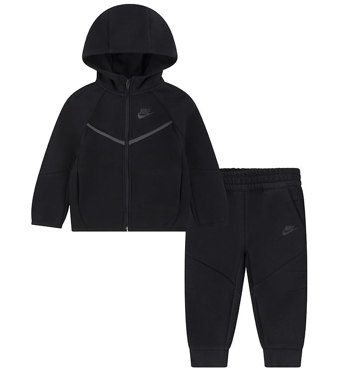 Nike Sweatsæt - Tech - Black