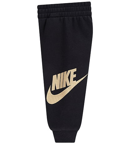 Nike Sweatsæt - Club - Black/Metalic Gold Nike Sweatsæt - Club - Black/Metalic Gold