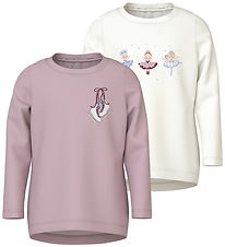 Name It Bluse - 2-pak - NmfVix - Cloud Dancer/Keepsake Lilac Par Name It Bluse - 2-pak - NmfVix - Cloud Dancer/Keepsake Lilac Par