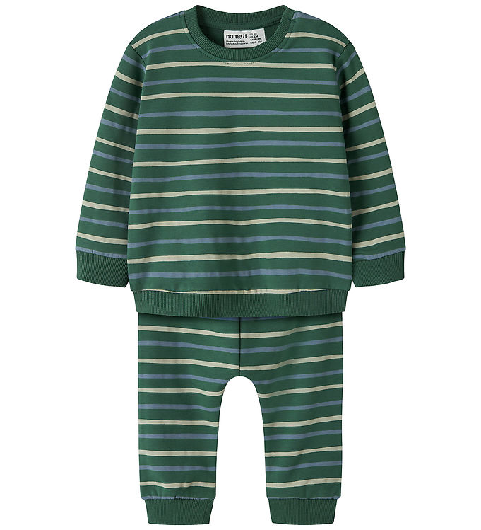 Name It Sweatsæt - NbmVimmer - Bistro Green