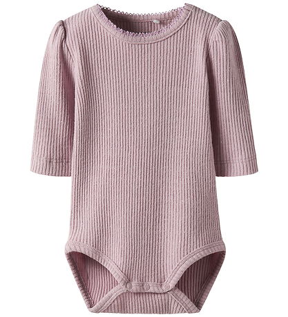 Name It Body l/æ - Rib - NbfRosally - Keepsake Lilac m. Glimmer