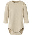 Name It Body l/æ - Rib - NbfRosally - Cement m. Glimmer Name It Body l/æ - Rib - NbfRosally - Cement m. Glimmer