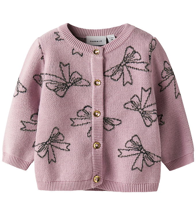 Name It Cardigan - Strik - NbfRebowie - Keepsake Lilac