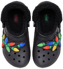 Crocs Sandaler - Clsc Lined Holiday Lights - Sort/Multi Crocs Sandaler - Clsc Lined Holiday Lights - Sort/Multi