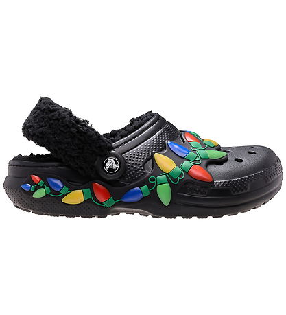 Crocs Sandaler - Classic Lined Holiday Lights Clog - Sort/Multi Crocs Sandaler - Classic Lined Holiday Lights Clog - Sort/Multi